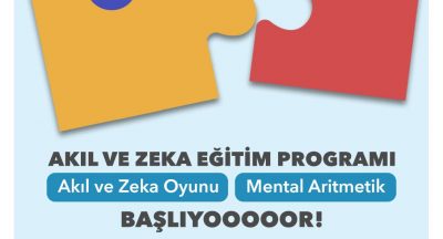 Akıl ve Zeka Oyunu Eğitim Programı BAŞLIYOOOR! 🥳