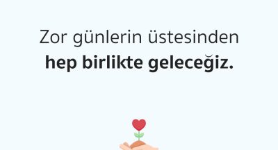 Zor günlerin ancak birlikte göğüsleyerek üstesinden gelebiliriz ❤️